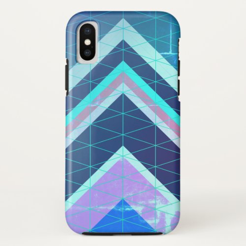 Chevron Type Arrows Abstract Style iPhone X Case