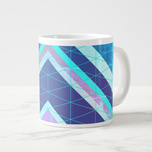 Chevron Type Arrows Abstract Style Giant Coffee Mug