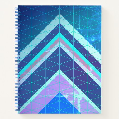 Chevron Type Arrows Abstract Style Notebook