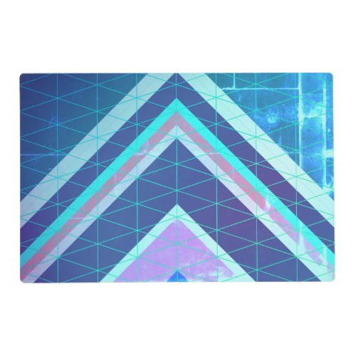 Chevron Type Arrows Abstract Style Placemat