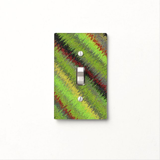 Chevron Urban Abstract Light Switch Cover (In Situ)