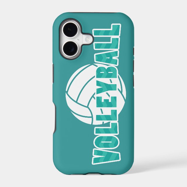 Chevron Volleyball Iphone Case (Back)