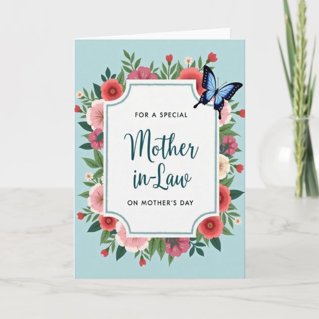 Chevron Winged Insect Note Card (Front)