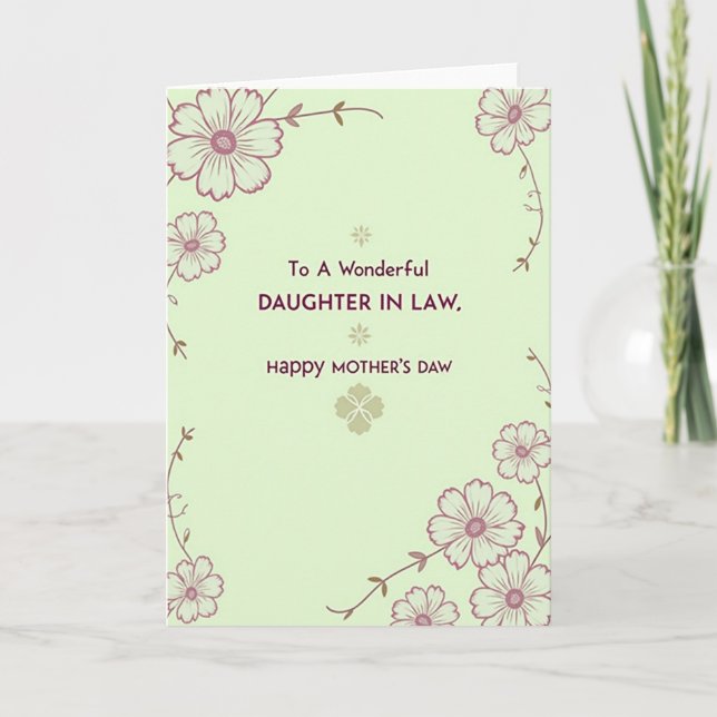 Chevron Wonderful Woman Card (Front)