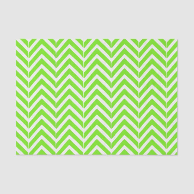 Chevron Zig Zag Pattern Tissue Paper (Front)