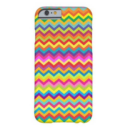 Chevron zigzag pattern multi_colored iPhone 6 case