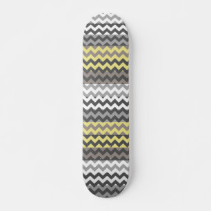 Chevron Zigzag Stripe Pattern Skateboard Deck