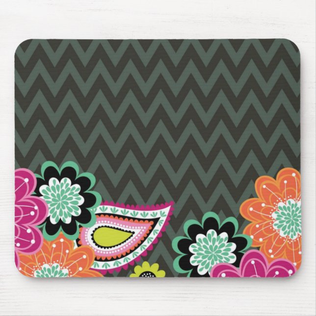 CHEVRONFLOWERS MousePad (Front)