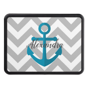 Chevrons and Anchor Hitch Cover