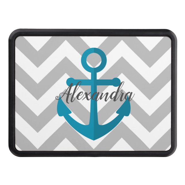 Chevrons and Anchor Hitch Cover (Front)