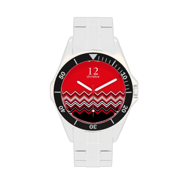 chevrons wristwatch