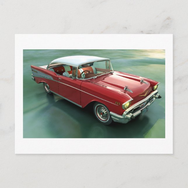 Chevy57-34 Postcard (Front)