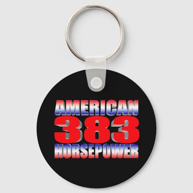 chevy 383 stroker keychain (Front)