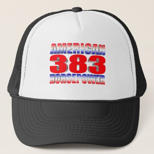 chevy 383 stroker trucker hat