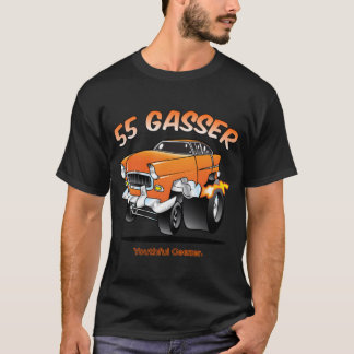 Chevy 55 Gasser Cartoon Car Toon T-Shirt