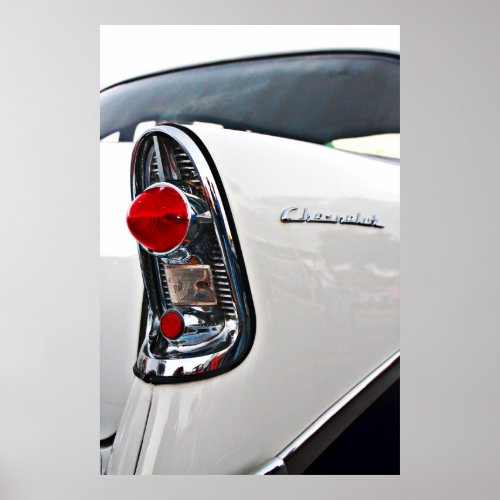 Chevy Bel Air 56 tail light Poster