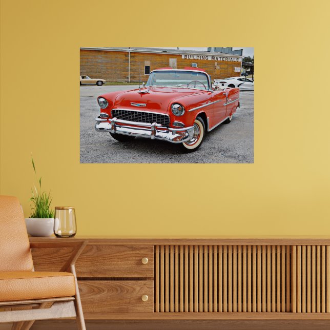 Chevy Bel Air Classic Car Poster (Living Room 2)