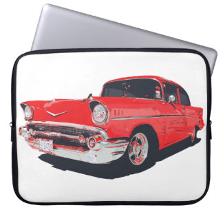 Chevy Bel Air vector illustration Laptop Sleeve