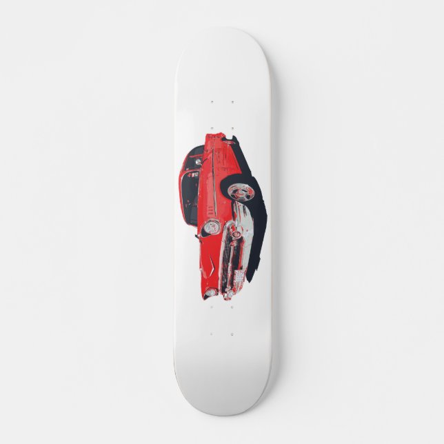 Chevy Bel Air vector illustration Skateboard Deck (Front)