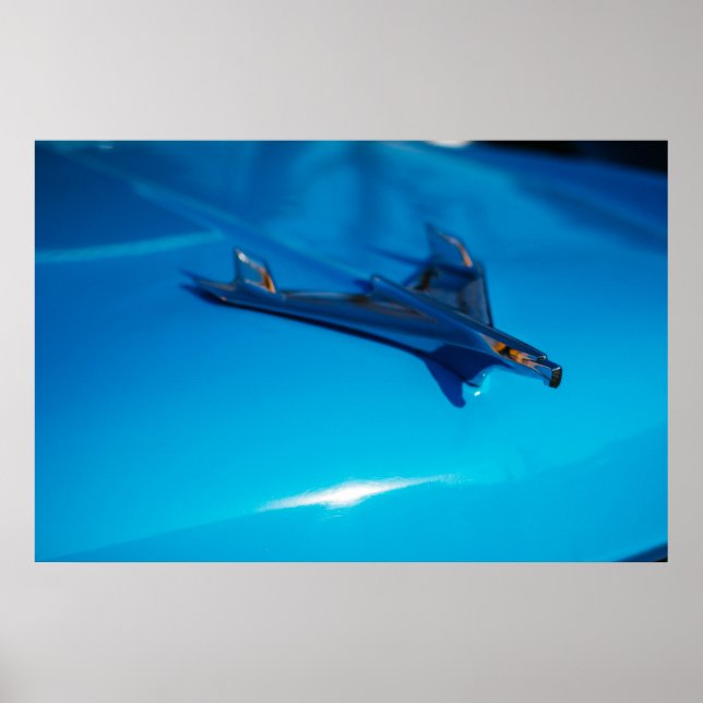 Chevy BelAir hood ornament Poster (Front)