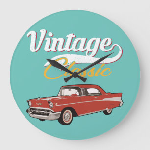 Chevy Belair Large Clock