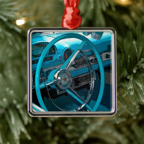 Chevy Belair Metal Ornament