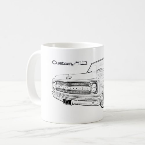 Chevy C10 Classic Pickup Truck Coffee Mug