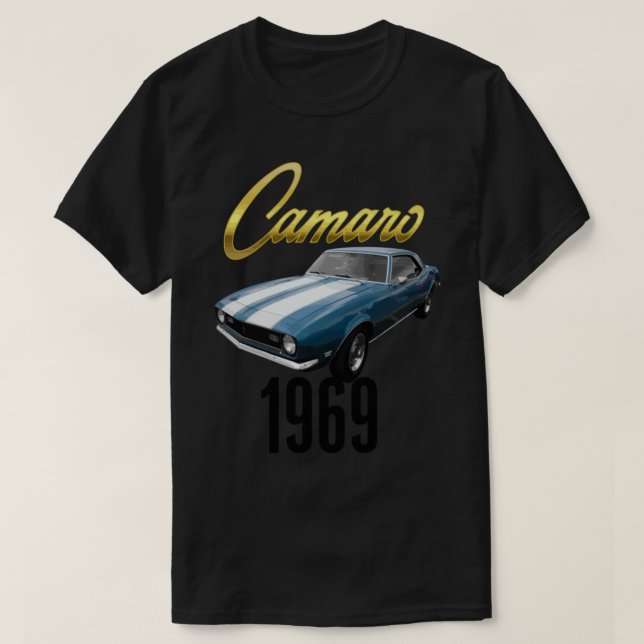 Chevy Camaro 1969 Chevy Camaro Pace Car T-Shirt (Design Front)