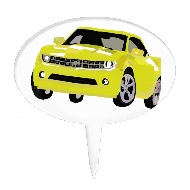 Chevy Camaro Art Cake Topper (Front)