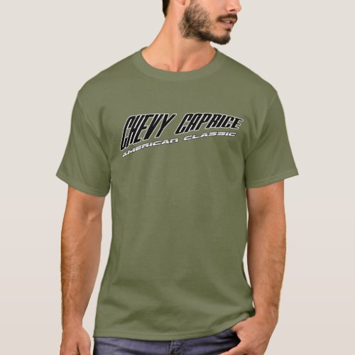 Chevy Caprice _ Slanted Design American Classic T_Shirt