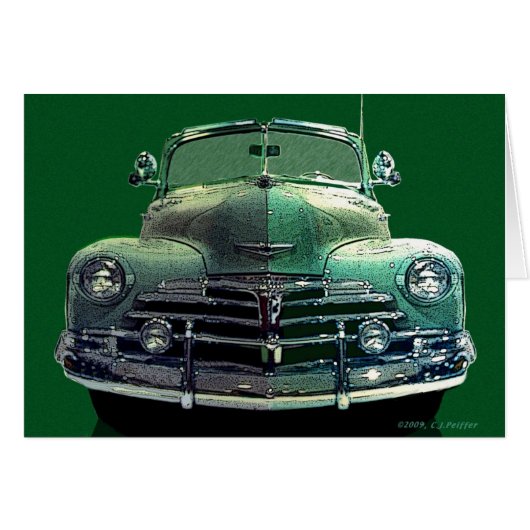 Chevy Convertible Cards (Front Horizontal)