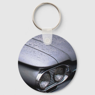 Chevy Corvair button Keychain