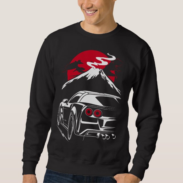 Chevy Corvette C6 Sweatshirt (Front)