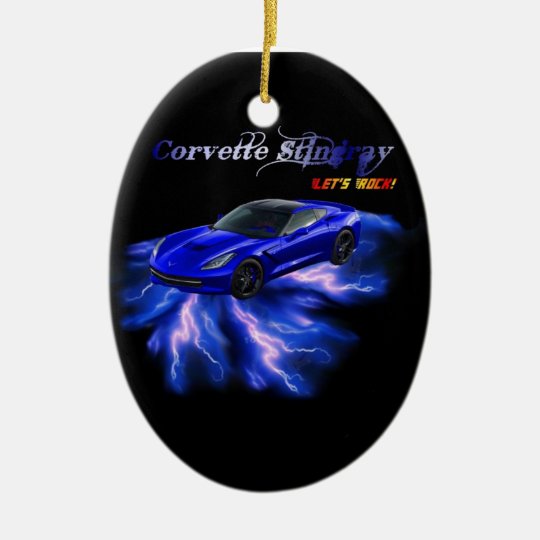 Chevy: Corvette Stingray 2013 Ceramic Ornament