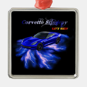 Corvette Christmas Ornaments | Zazzle