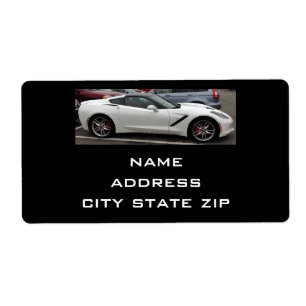 "CHEVY CORVETTE STINGRAY" ADDRESS LABELS