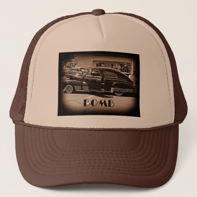 Chevy Fleetline Lowrider Bomb Car Hat (Front)