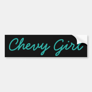 Chevy Girl Bumper Sticker