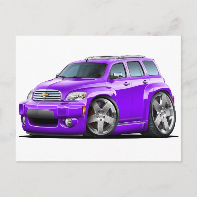 Chevy HHR Purple Truck Postcard (Front)