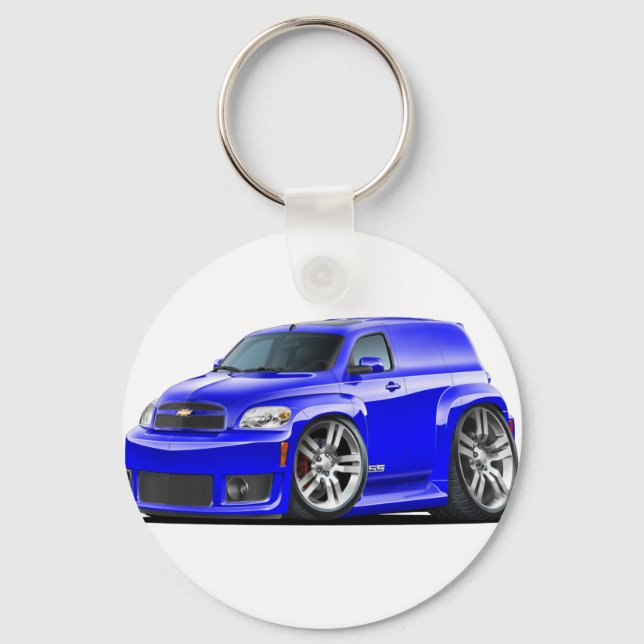 Chevy HHR SS Blue Panel Truck Keychain (Front)