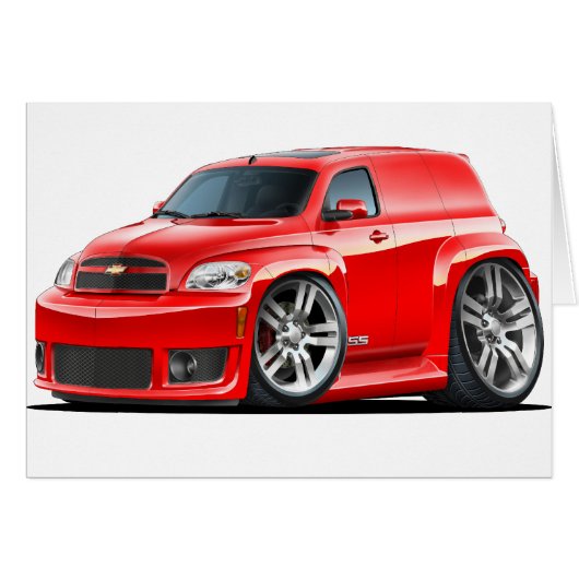 Chevy HHR SS Red Panel Truck Cards (Front Horizontal)
