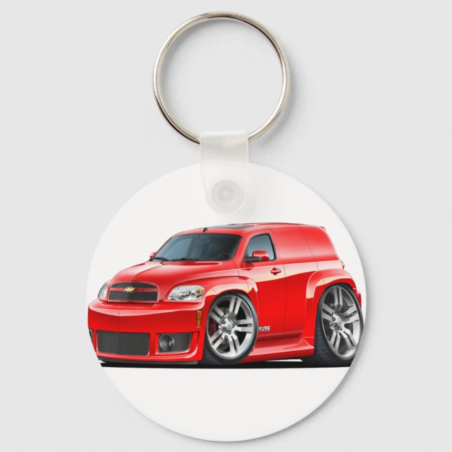 Chevy HHR SS Red Panel Truck Keychain (Front)