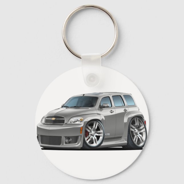 Chevy HHR SS Silver Truck Keychain (Front)
