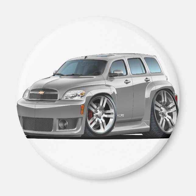 Chevy HHR SS Silver Truck Magnet (Front)