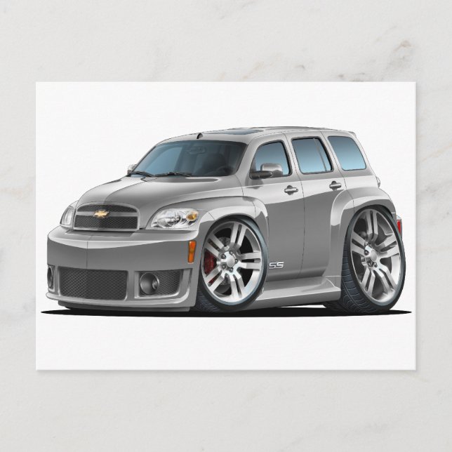 Chevy HHR SS Silver Truck Postcard (Front)