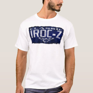 Chevy IROC Z Camaro Blue Classic Winged Skull Erod T-Shirt