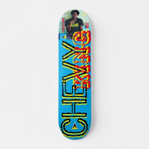 CHEVY KING 2023  NEW SIGNED7 34 Skateboard Deck