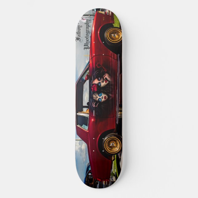 Chevy Monte Carlo Lowrider Skateboard Deck (Front)