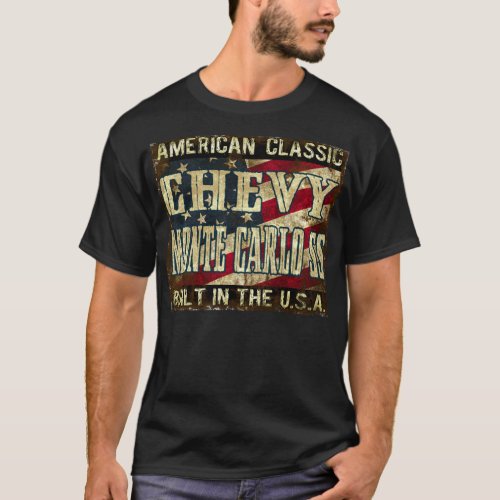 Chevy Monte Carlo SS _ Classic Built in the USA T_Shirt