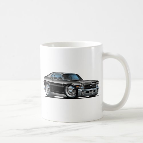 Chevy Nova Black Car Coffee Mug